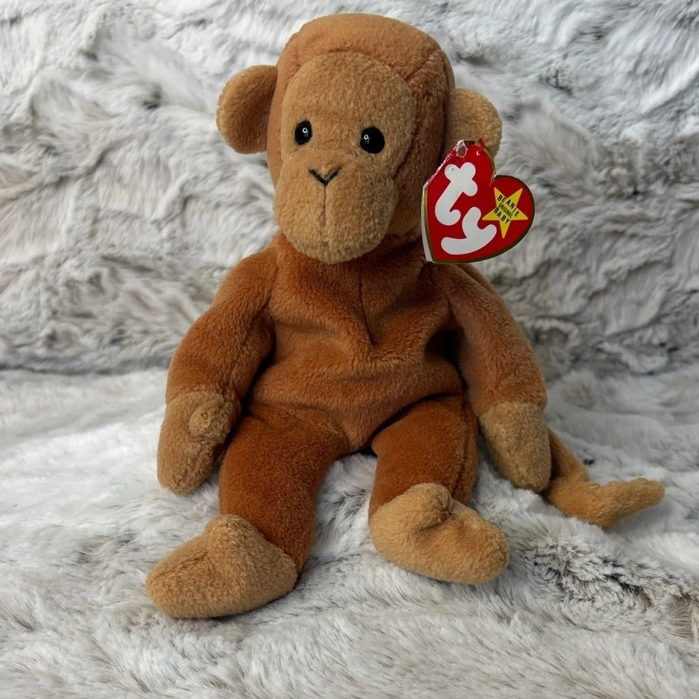 Ty Original Beanie Baby Bongo the Monkey 1995